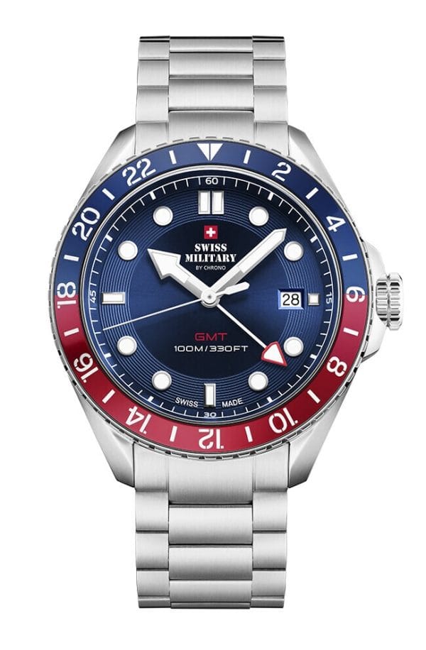 Swiss Military By Chrono Zug GMT - Herrklocka