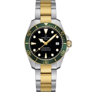 Certina DS Action Diver Powermatic 80 C0328072205101 - Man - 38 mm - Analogt - Automatiskt - Safirglas