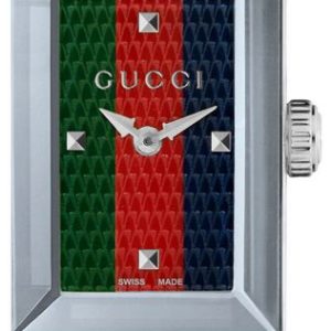 Gucci Damklocka YA147510 G-Frame Flerfärgad/Stål