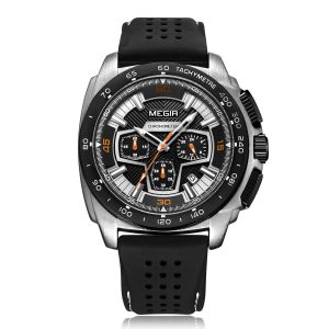 Megir Chrono-Racing Silver Black