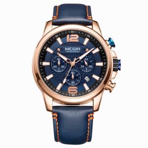 Megir Edge Rose Gold Blue