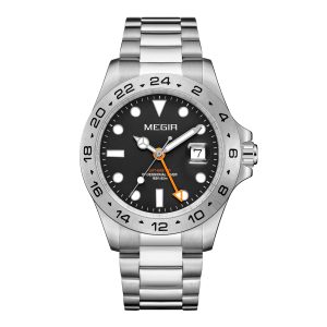 Megir GMT Sapphire Black