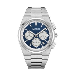 Megir Heritage Chrono Sapphire Blue