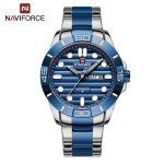 naviforce solid state silver blue