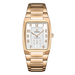 WWOOR Chronolux Rose Gold Silver
