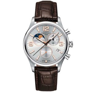 Certina DS-8 Moon Phase C0334601603700 - Herr - 42 mm - Analogt - Quartz - Safirglas