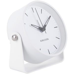 Karlsson Calm Alarm Clock Väckarklocka KA5937WH - Unisex - 11 cm - Quartz