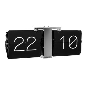 Karlsson Flip Clock No Case Väggklocka KA5601BK - Unisex - 21 cm - Quartz