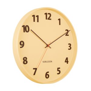 Karlsson Summertime Wood Wall Clock Väggklocka KA5920LY - Unisex - 40 cm - Quartz