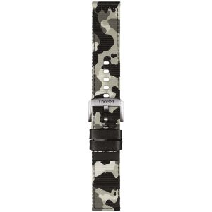 Tissot 22 mm Canvas Armband T852046771 - Unisex - Canvas Fabric