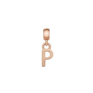 Daniel Wellington DW Charm Letter P Rose Gold