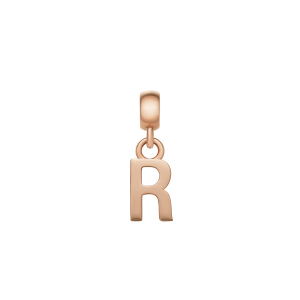 Daniel Wellington DW Charm Letter R Rose Gold