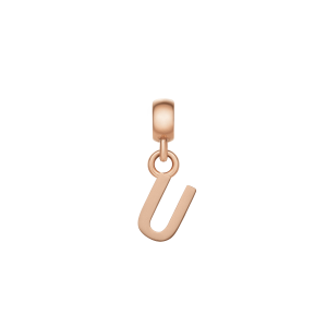 Daniel Wellington DW Charm Letter U Rose Gold