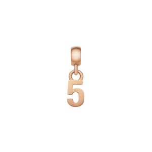 Daniel Wellington DW Charm Number 5 Rose Gold