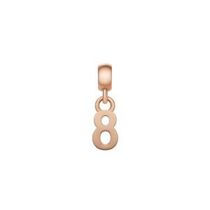 Daniel Wellington DW Charm Number 8 Rose Gold