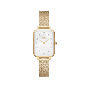 Daniel Wellington DW Klocka Quadro Lumine Pressed Piano 20x26mm Gold