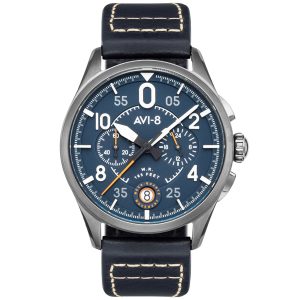 Avi-8 Spitfire AV-4089-04 - Herr - 42 mm - Analogt - Quartz - Mineralglas