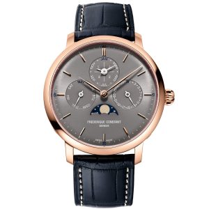 Frederique Constant Manufacture Slimline Perpetual Calendar FC-775G4S4 - Herr - 42 mm - Analogt - Automatiskt - Safirglas