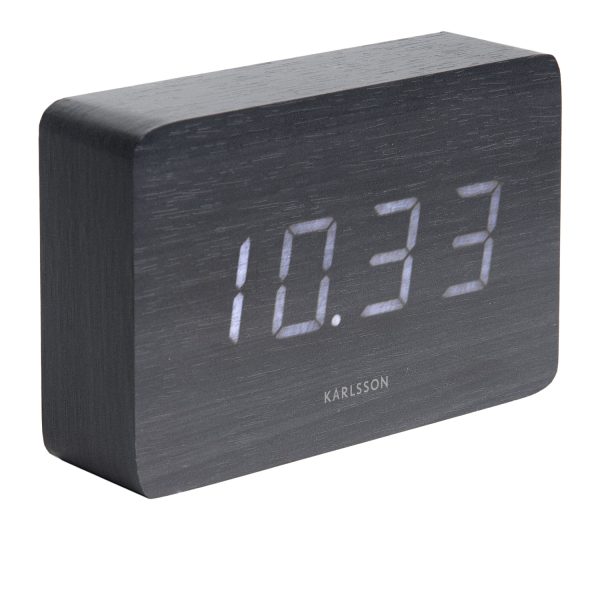Karlsson Alarm Clock Square Väckarklocka KA5653BK - Unisex - 15 cm - Quartz