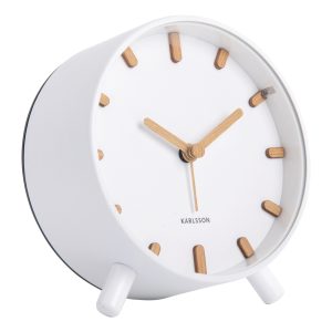 Karlsson Grace Alarm Clock Väckarklocka KA5943WH - Unisex - 11 cm - Quartz