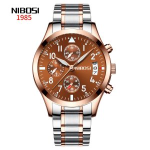 Nibosi Megamaster Silver Rose Gold Brown