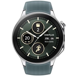 OnePlus Watch 2 Radiant Steel 5491100054 - Herr - 46 mm - Smartklocka - Digital/Smartklocka - Safirglas