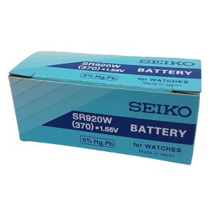 Seiko 1 St. 370 Knappcellsbatteri SR920W - Unisex - Silver oxide