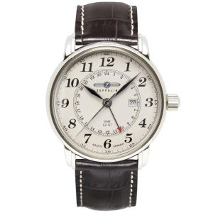 Zeppelin Graf GMT 76425 - Herr - 42 mm - Analogt - Quartz - Mineralglas