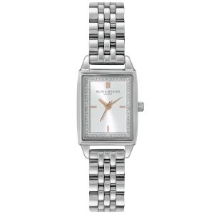 Olivia Burton Rectangle 24000012 - Dam - 21 mm - Analogt - Quartz - Safirbelagd