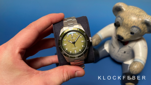 oris diver 65 forest grön klockfeber