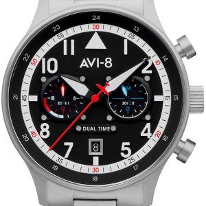 AVI-8 Herrklocka AV-4088-11 Hawker Hurricane Svart/Stål Ø43 mm