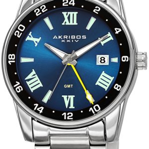 Akribos XXIV Herrklocka AK1055SSBU Elegant Blå/Stål Ø41 mm