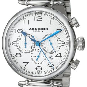 Akribos XXIV Herrklocka AK764SS Grandiose Vit/Stål Ø46 mm