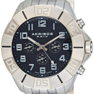 Akribos XXIV Herrklocka AK767SSB Svart/Stål Ø48.5 mm