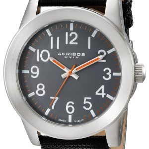 Akribos XXIV Herrklocka AK779SSB Grå/Läder Ø46 mm