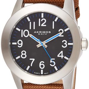 Akribos XXIV Herrklocka AK779SSBR Classic Svart/Läder Ø46 mm