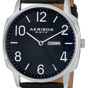 Akribos XXIV Herrklocka AK801BU Blå/Läder Ø43 mm