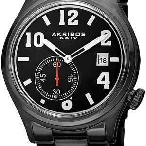 Akribos XXIV Herrklocka AK830BK Svart/Stål Ø42 mm