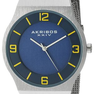 Akribos XXIV Herrklocka AK851BU Blå/Stål Ø40 mm