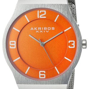 Akribos XXIV Herrklocka AK851OR Orange/Stål Ø40 mm