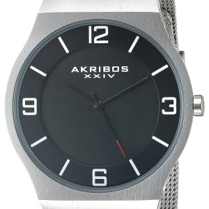 Akribos XXIV Herrklocka AK851SSB Svart/Stål Ø40 mm