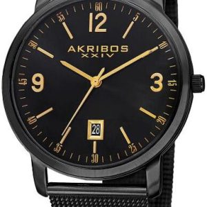 Akribos XXIV Herrklocka AK858BK Svart/Stål Ø42 mm