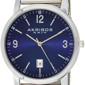 Akribos XXIV Herrklocka AK858BU Blå/Stål Ø42 mm