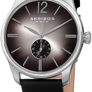 Akribos XXIV Herrklocka AK916SSB Classic Svart/Läder Ø44 mm