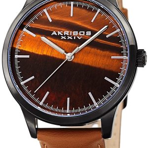 Akribos XXIV Herrklocka AK937TN Brun/Läder Ø41 mm