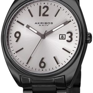 Akribos XXIV Herrklocka AK957BKS Designer Silverfärgad/Stål Ø42 mm