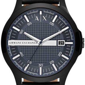 Armani Exchange 99999 Herrklocka AX2411 Blå/Läder Ø46 mm