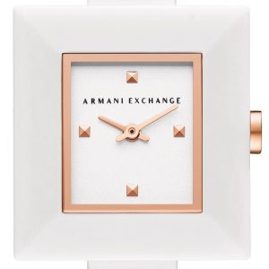 Armani Exchange Damklocka AX4401 Karla Vit/Gummi Ø26 mm