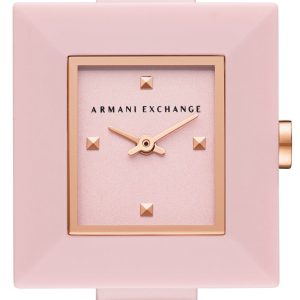 Armani Exchange Damklocka AX4402 Karla Rosa/Gummi Ø26 mm