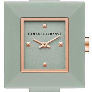 Armani Exchange Damklocka AX4404 Karla Grön/Gummi Ø26 mm